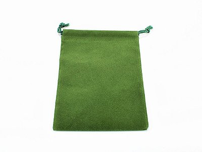 Dice Bag Suedecloth (S) Green 4" x 5 1/2" - Importado