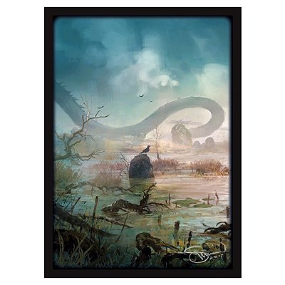 Deck Protector: Lands Swamps (50) - Importado