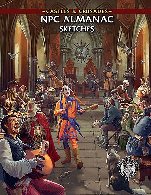 Castles & Crusades NPC Almanac Sketches - Importado