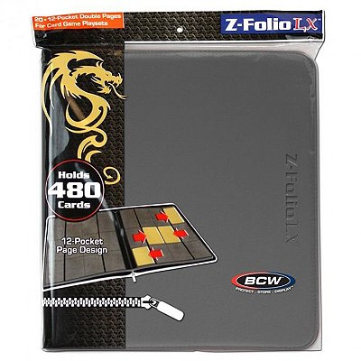Binder: 12pkt: Zipper Folio: LX GREY - Importado