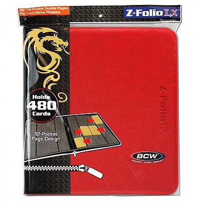 Binder: 12pkt: Zipper Folio: LX RED - Importado