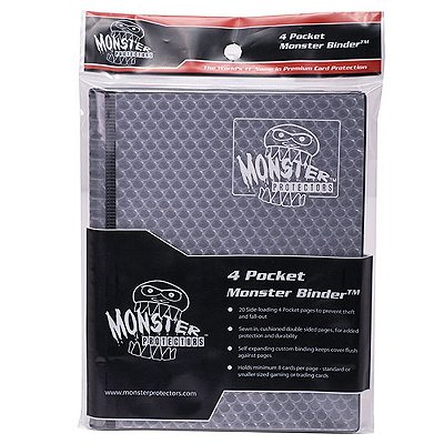 Binder: 4pkt Monster Holofoil BLACK - Importado