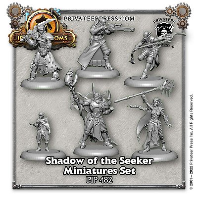 IRON KINGDOMS RPG: SHADOW OF THE SEEKER MINIATURES SET - Importado