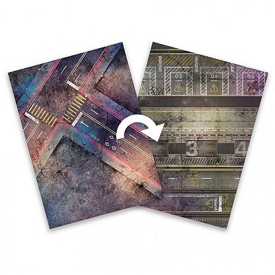 Cyberpunk : 22" x 30" Double Sided Game Mat - Importado
