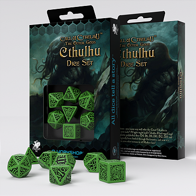 Call of Cthulhu The Outer Gods Cthulhu Dice Set - Importado