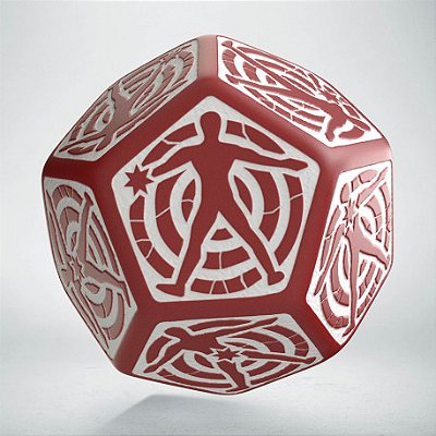 D12 Red & white Hit Location die (1) - Importado