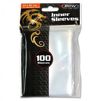 Deck Protector: Inner Sleeve 64x89mm (100) - Importado