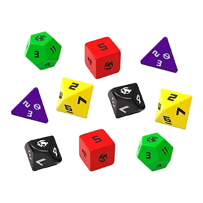 Cyberpunk Red Combat Zone - [RE]Action Dice Set - Importado