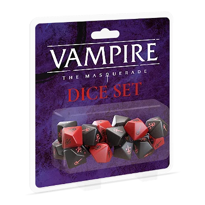 Vampire: The Masquerade 5th Edition Dice Set - Importado