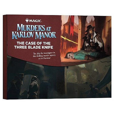 Magic the Gathering: Murders at Karlov Manor: The Case of the Three Blade Knife - Boardgame - Importado
