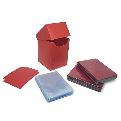 Deck Protector: Deck Guard: Elite2: Combo Pack Red (100) - Importado