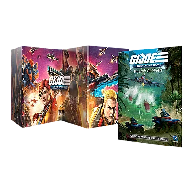 G.I. JOE Roleplaying Game The Emerald Oubliette Adventure & GM Screen - Importado
