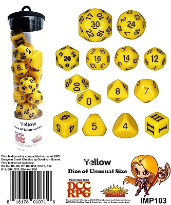 DCC Dice: Yellow - Importado