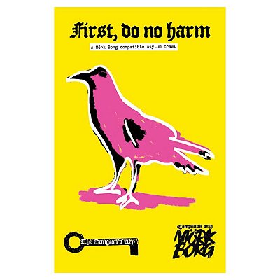 Mork Borg: Adventure: First, Do No Harm: Mörk Borg compatible asylum crawl - Importado
