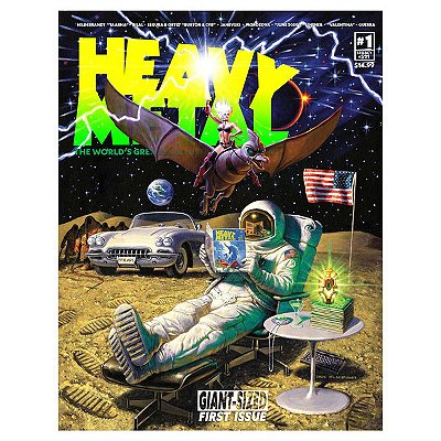 Heavy Metal #1A Greg Hildebrandt Cover - Importado