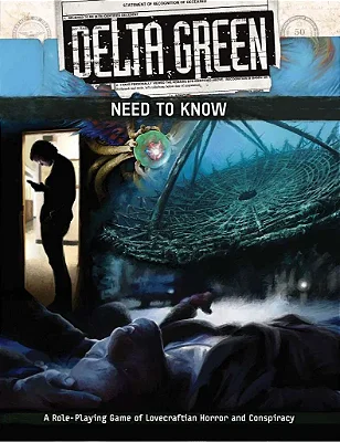 Delta Green: Need to Know Quickstart Rules - Importado
