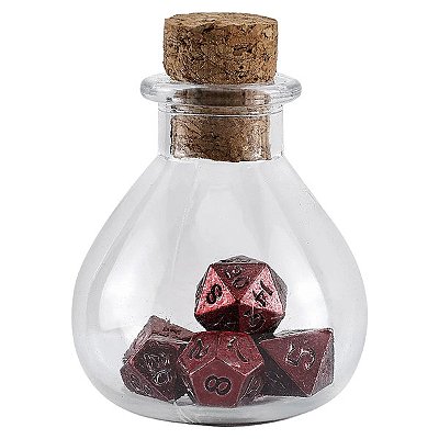 7-Set Unseelie (Potion Bottle) Mini Metal: Red - Importado