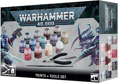 Warhammer 40.000 - Paints + Tool Set - Importado