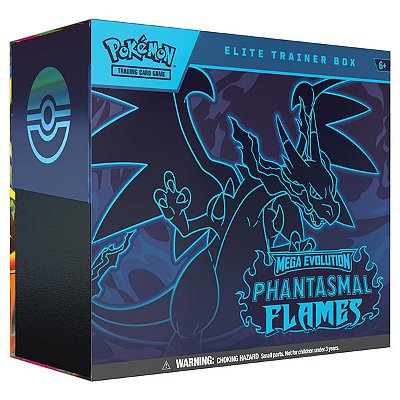 Pokémon TCG: Mega Evolution 2: Phantasmal Flames: Elite Trainer Box - Importado