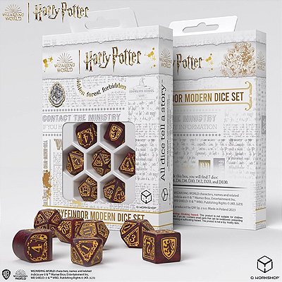 Harry Potter Modern Dice (7) - Gryffindor (Red)