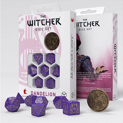 Witcher Dice Set - Dandelion, Viscount de Lettenhove