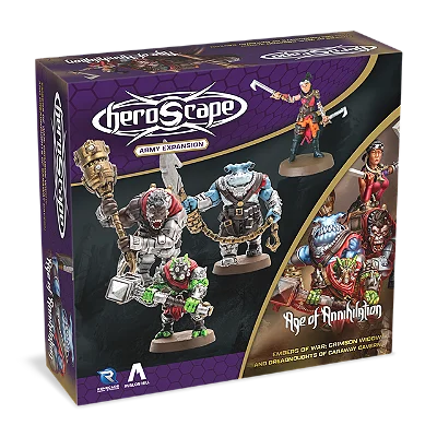 Heroscape: Crimson Widow & Dreadnoughts of Caraway Cavern Army Expansion
