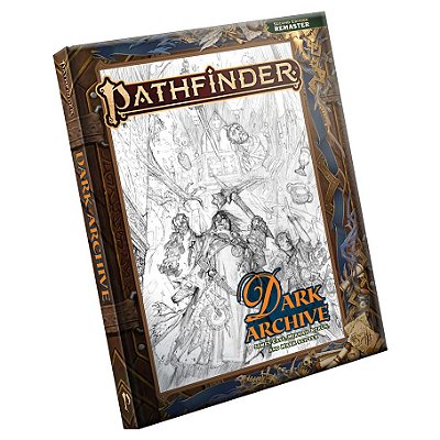 Pathfinder 2E: Dark Archive Remastered Sketch Cover