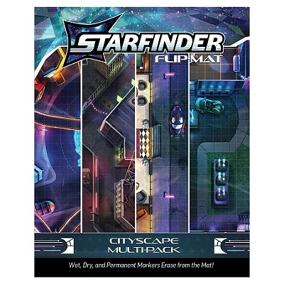 Starfinder 2E: Flip-Mat: Cityscape Multi-Pack