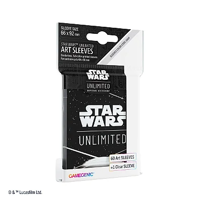 Gamegenic: Star Wars Unlimited Art Sleeves - Card Back White