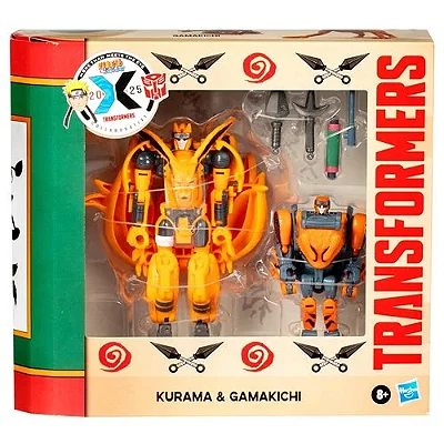 Transformers Collaborative Naruto Shippuden Kurama and Gamakichi