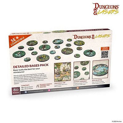 Dungeons & Lasers Detailed Bases Pack