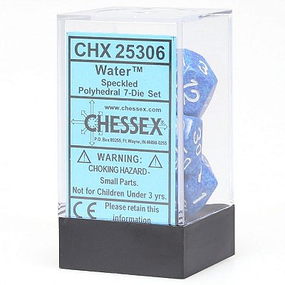 Kit de Dados - Speckled - Water - 7 Dados - Importado