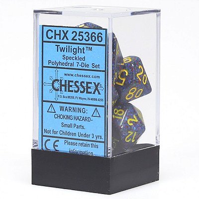 Kit de Dados - Speckled - Twilight - 7 Dados - Importado