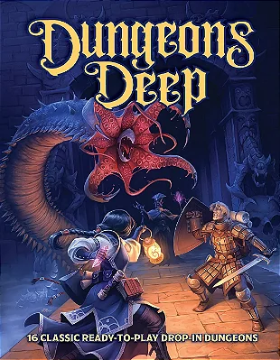 Dungeons Deep: 16 Classic Ready-to-Play Dungeons (5E) (TOV)