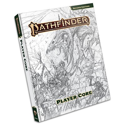 Pathfinder 2E: Player Core Sketch Cover