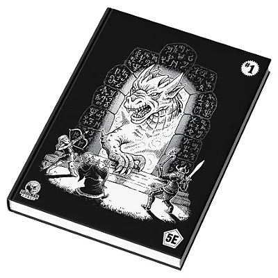 Old School Adventures #1: Ruins of the Twilight Marches (B/W Silver Foil cover)
