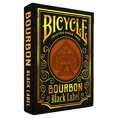 Playing Cards: Bicycle: Bourbon Black Label