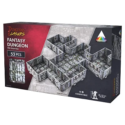 Dungeons & Lasers: Fantasy Dungeon: Pre-Painted