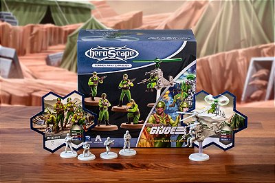 G.I. JOE Heroscape: Greenshirts & Battle Copter Common Army Expansion