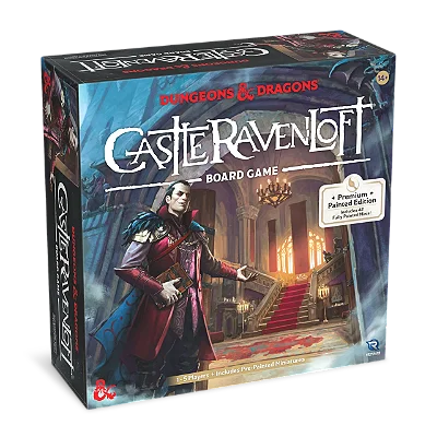 The Dungeons & Dragons: Castle Ravenloft Board Game Premium Painted Edition