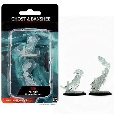 Dungeons & Dragons Nolzur's Marvelous Miniatures Ghost and Banshee Mini-Figure 2-Pack