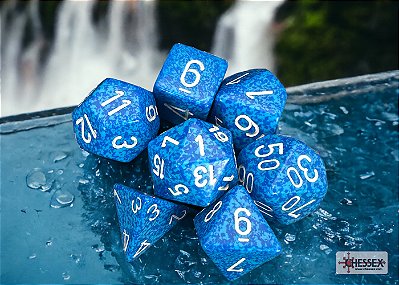 Speckled Water Polyhedral 7-Dice Set