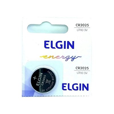 Bateria Lithium CR2025 3V - Elgin Energy