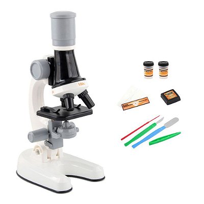Microscópio Educacional 100x-1200x - Branco