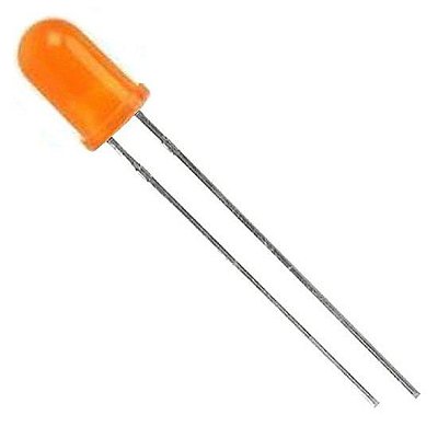 Led Difuso 5mm Laranja