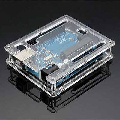 Case para Arduino Uno R3 em Acrílico Transparente