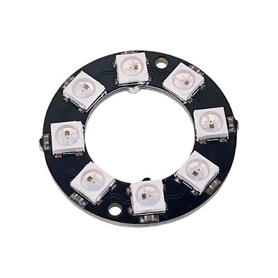 Módulo 8 LEDs RGB WS2812 - Anel 33mm