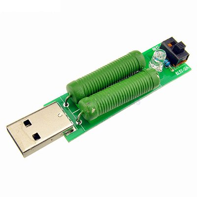 Módulo Resistor Teste de Carga Usb 1A/2A