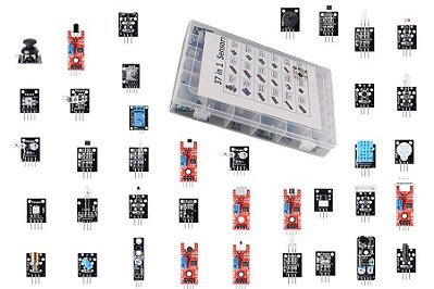 Kit com 37 sensores para Arduino - Com Caixa Organizadora