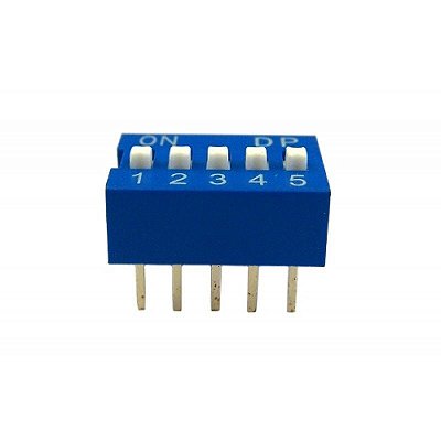 Chave DIP Switch 5 Vias